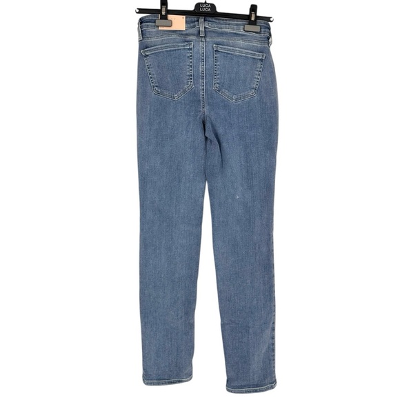 NYDJ Sheri Slim Jeans in Haley Wash size 0 NWT Stretch Pockets Medium Wash - Picture 9 of 14